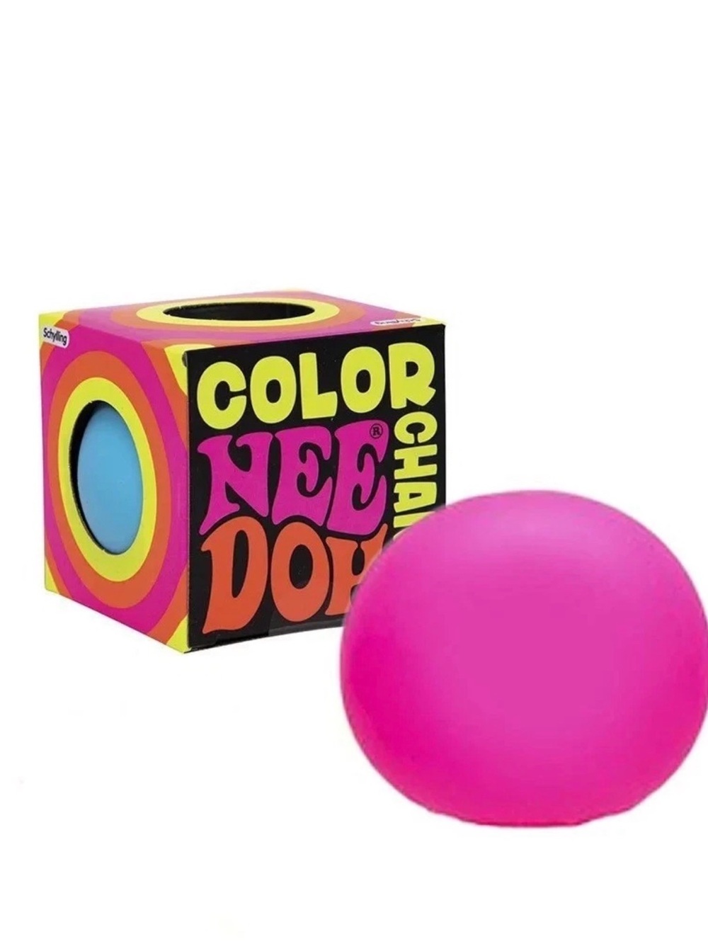 Authentic Schylling NeeDoh Color Change Pink